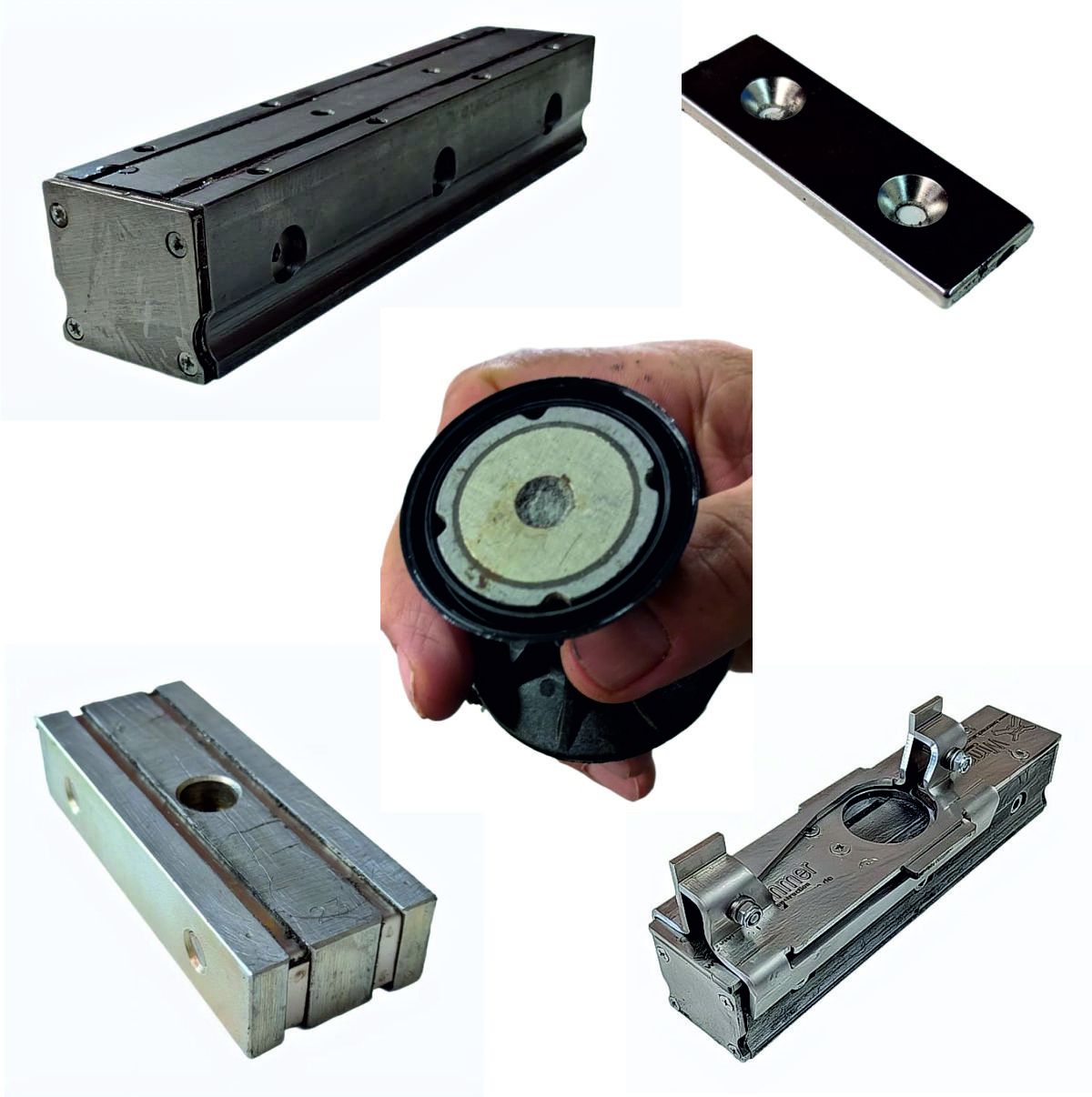 Verschiedene Magnete für Betonwerke – Schalungsmagnete, Einsatzmagnete und Magnetleisten für die Fixierung im Schalungsba